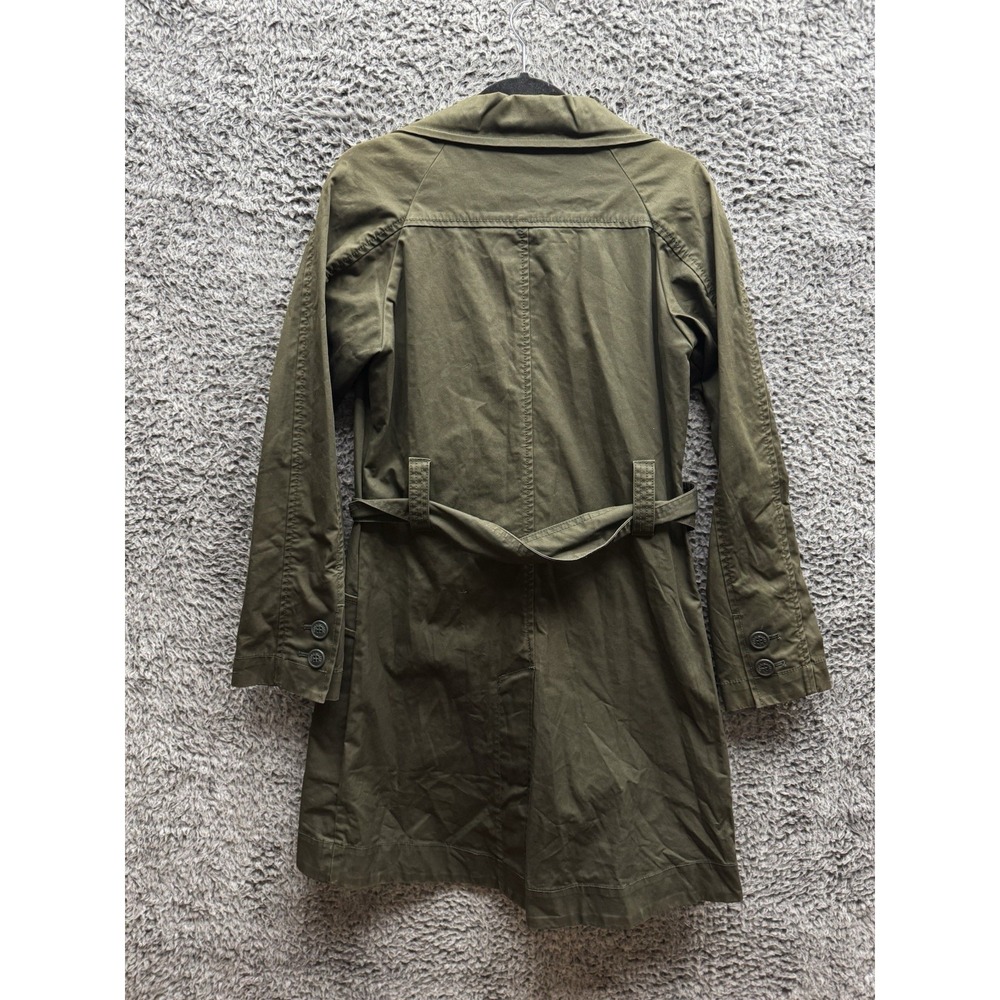 Vintage Miss Sixty Y2K Military Style Long Coat in Olive Green Size‎ Small - Picture 2 of 9